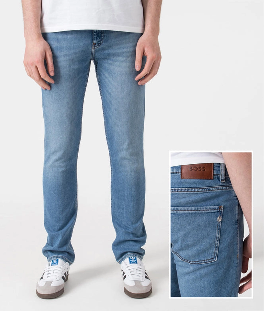 Hugo Boss Mens Slim Fit Delaware Jeans